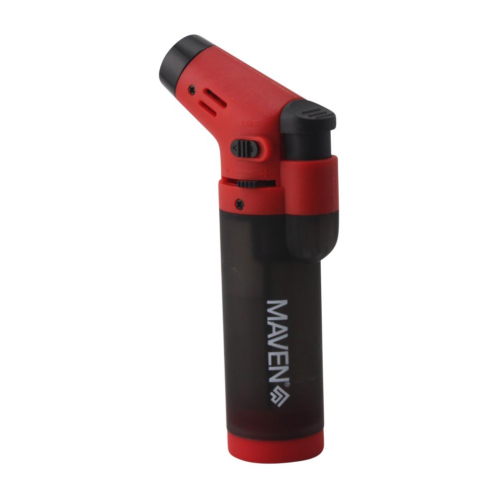 Maven Alpha Single Flame Torch Lighter-Red