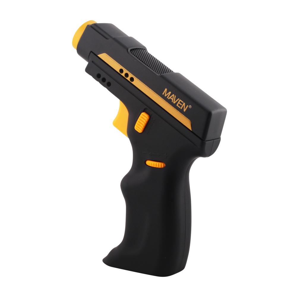 Maven Model K II Single Flame Torch Lighter-Yellow