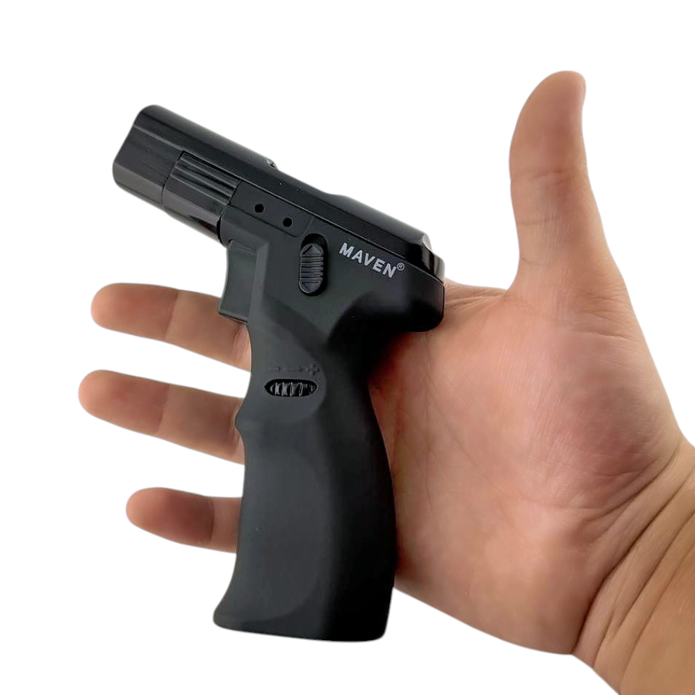 Maven Model K Single Flame Torch Lighter-Black