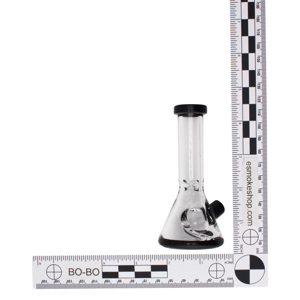 Mini Beaker Dry Hand Pipe-Black