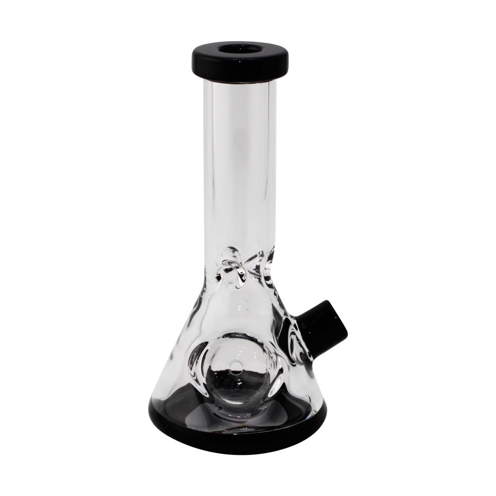 Mini Beaker Dry Hand Pipe-Black