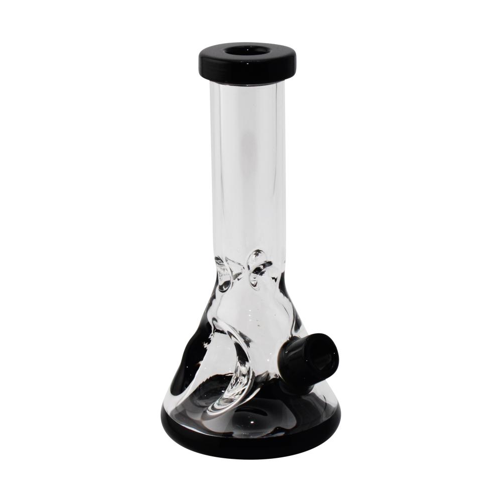 Mini Beaker Dry Hand Pipe-Black