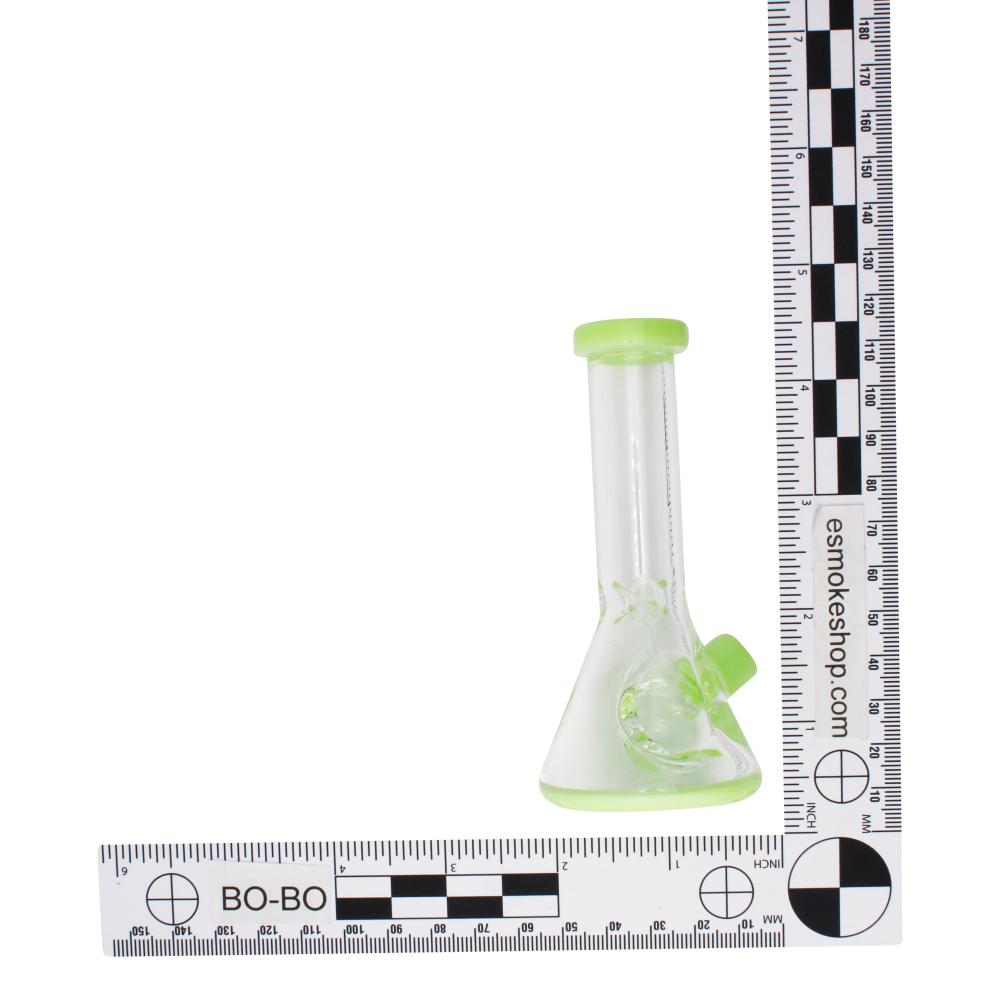 Mini Beaker Dry Hand Pipe-Light Green