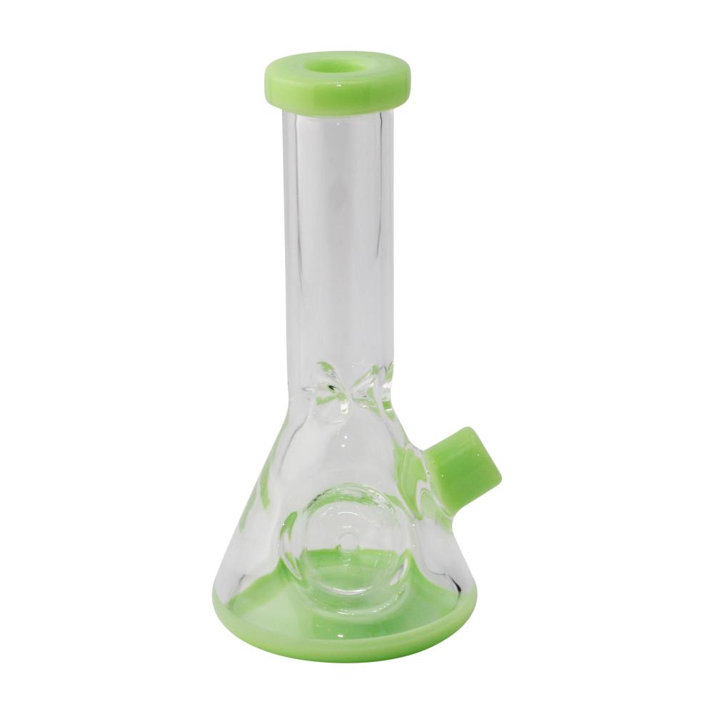 Mini Beaker Dry Hand Pipe-Light Green