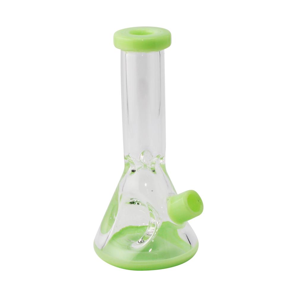 Mini Beaker Dry Hand Pipe-Light Green