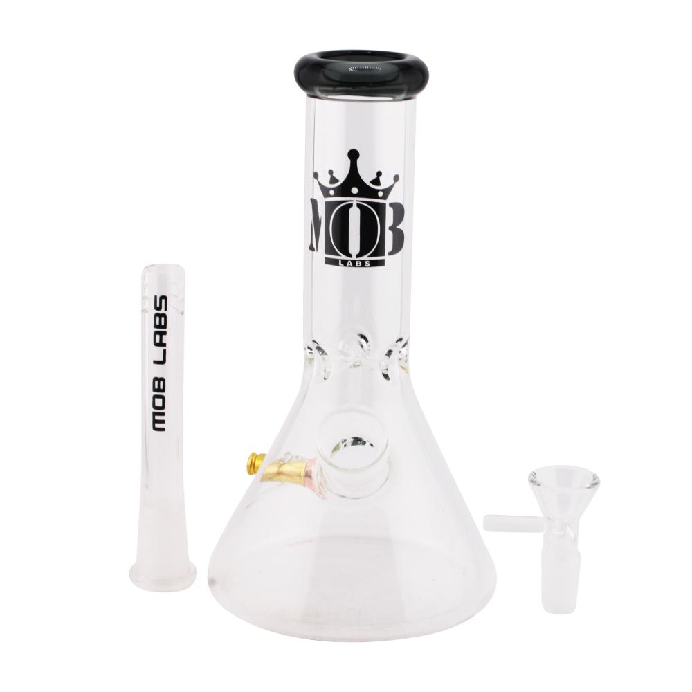 Mob Glass Water Pipe-Black