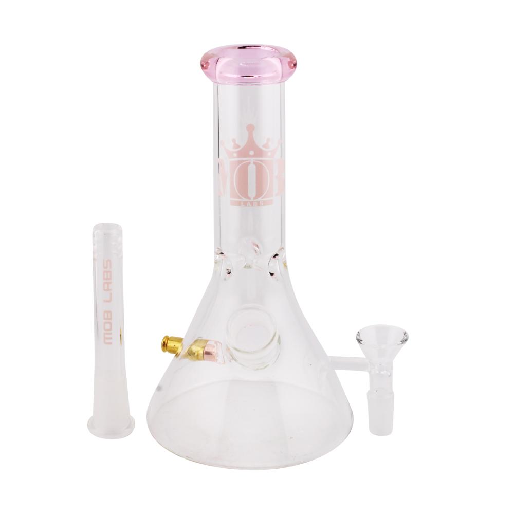 Mob Glass Water Pipe-Pink