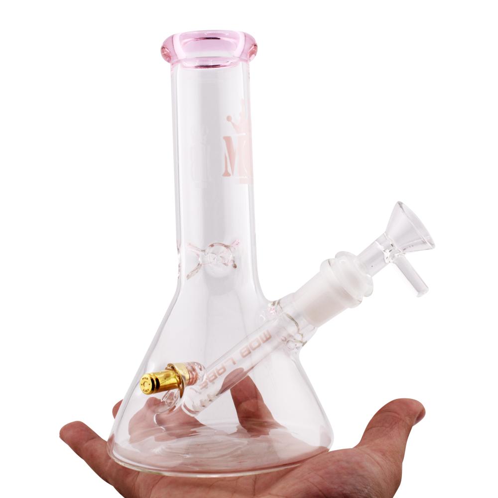 Mob Glass Water Pipe-Pink