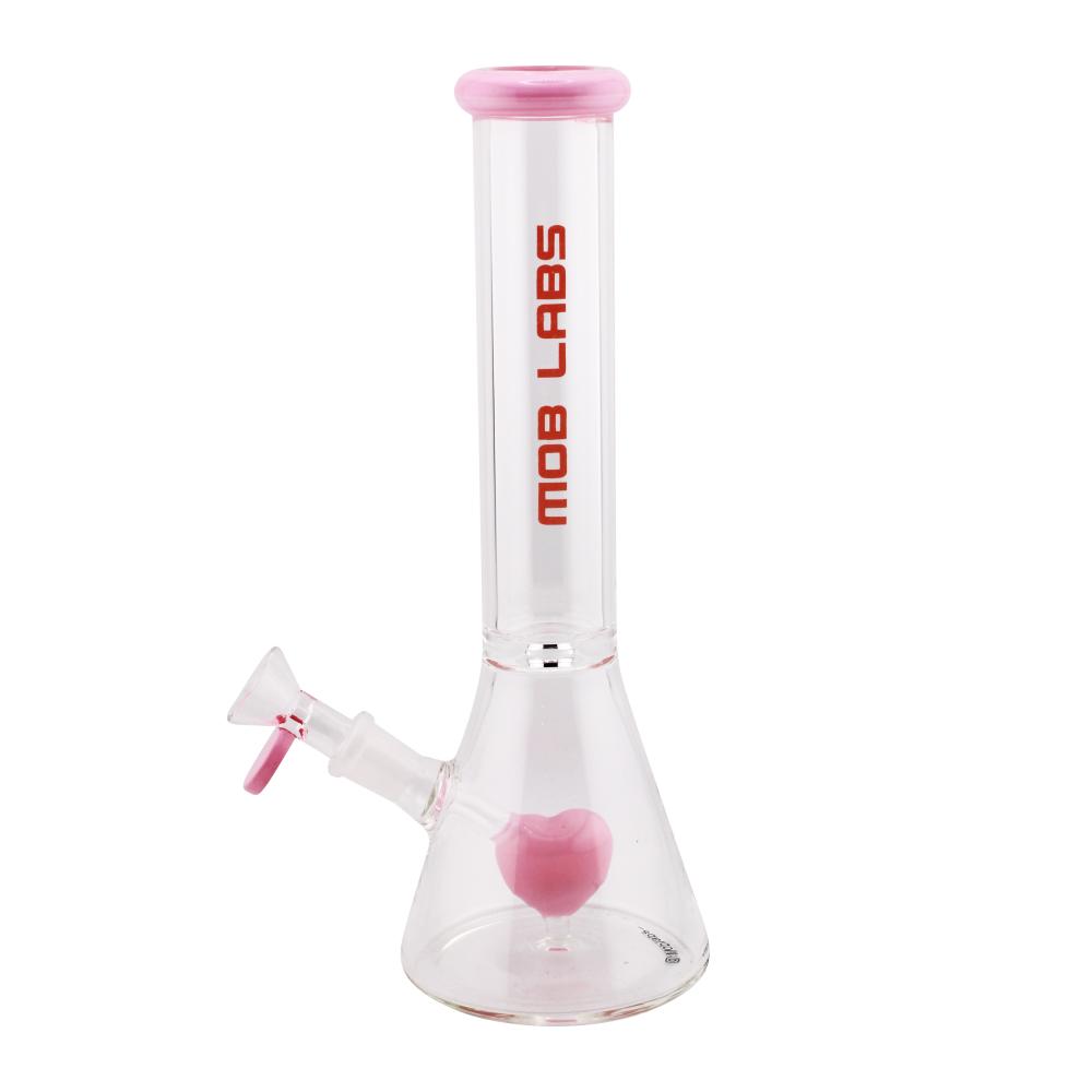 Mob Labs Heart Glass Water Pipe-Light Pipe