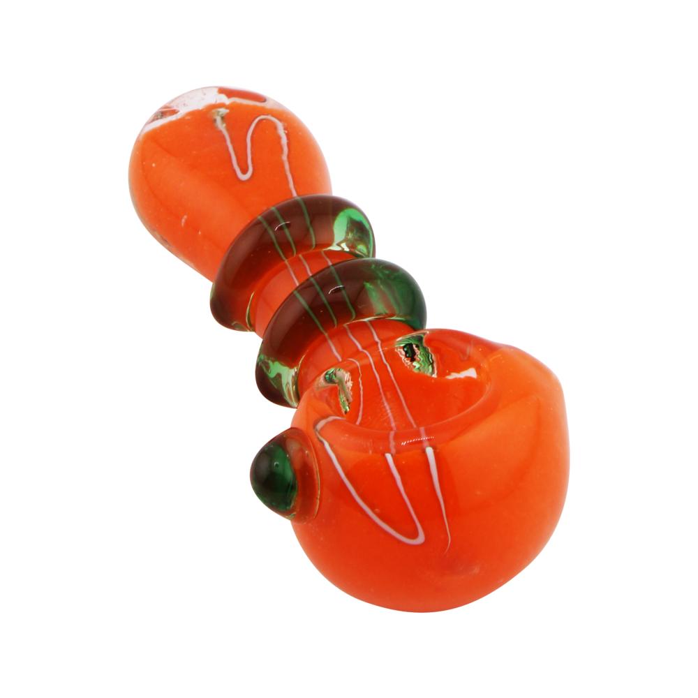 Mosaic O Glass Hand Pipe-Orange