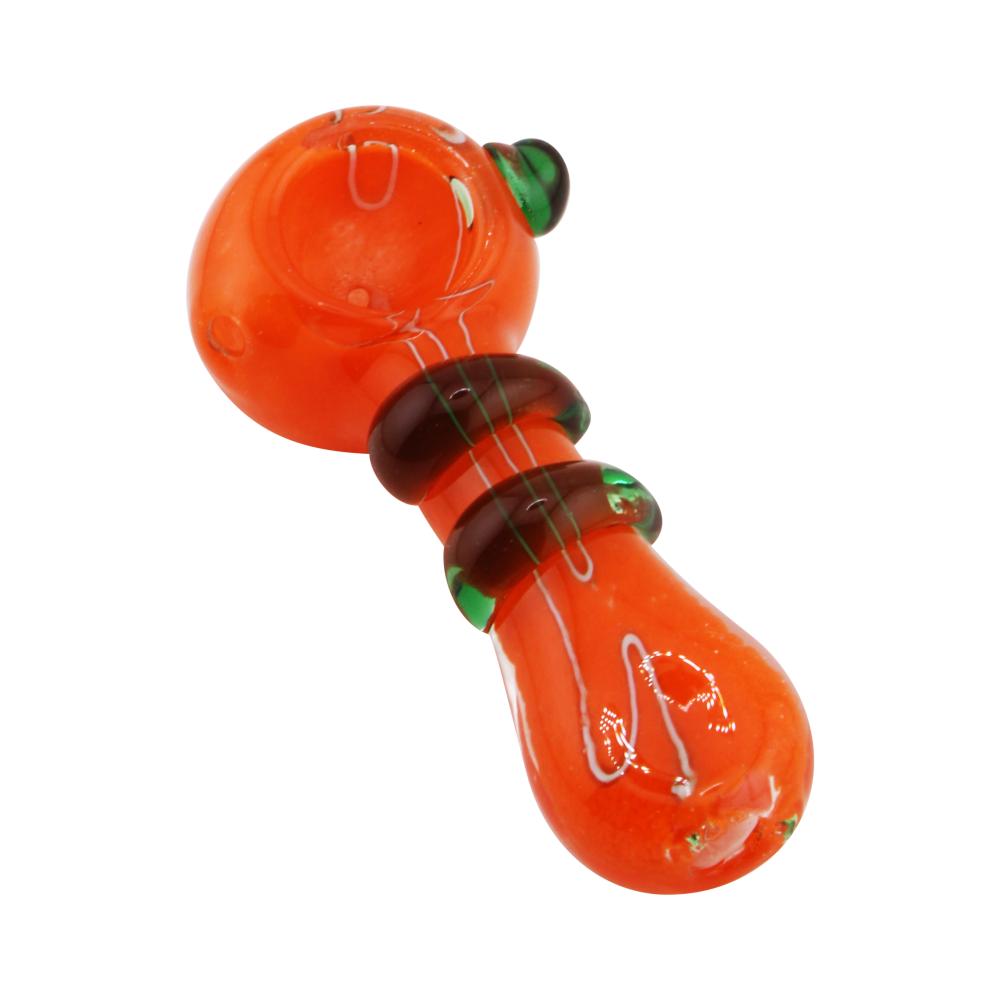 Mosaic O Glass Hand Pipe-Orange