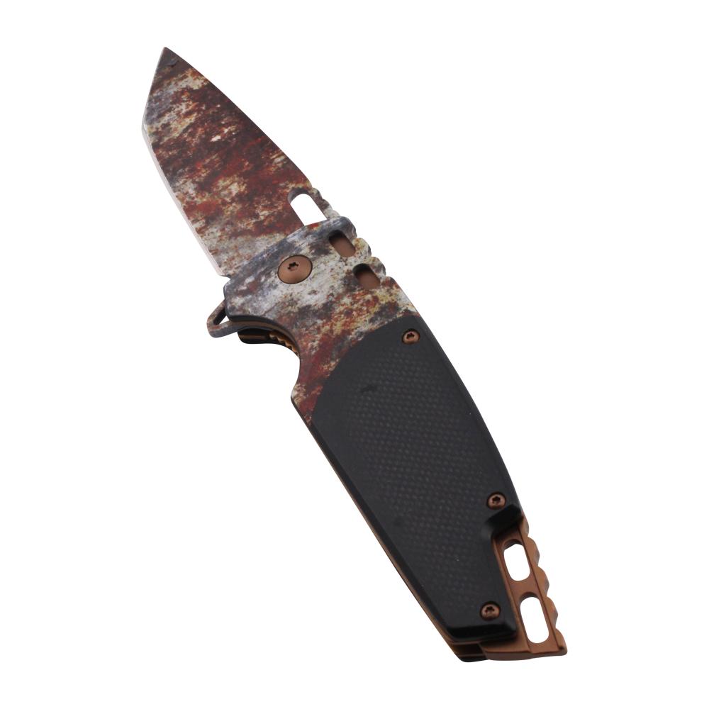 MTech Spring Assisted Folding Metal Pocket Knife-Black Mix