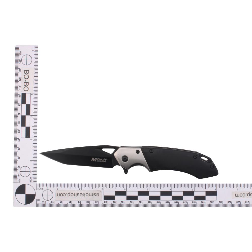 MTech USA N09 Folding Metal Pocket Knife-Black