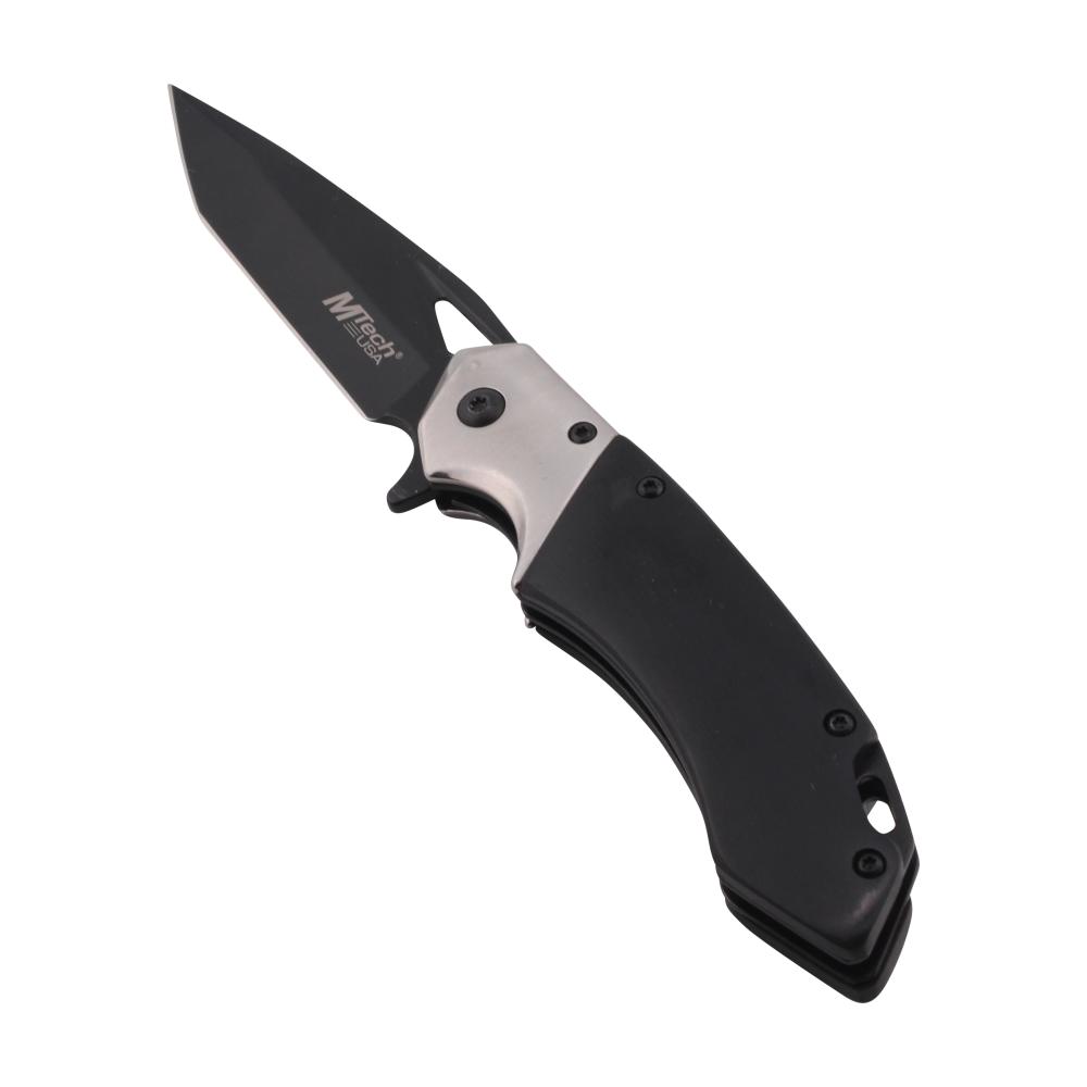 MTech USA N09 Folding Metal Pocket Knife-Black