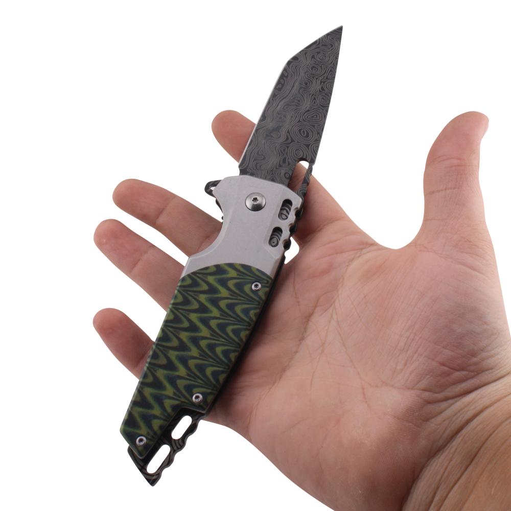 MTech USA Wink Folding Handle Metal Pocket Knife-Green