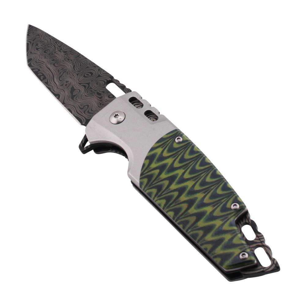 MTech USA Wink Folding Handle Metal Pocket Knife-Green
