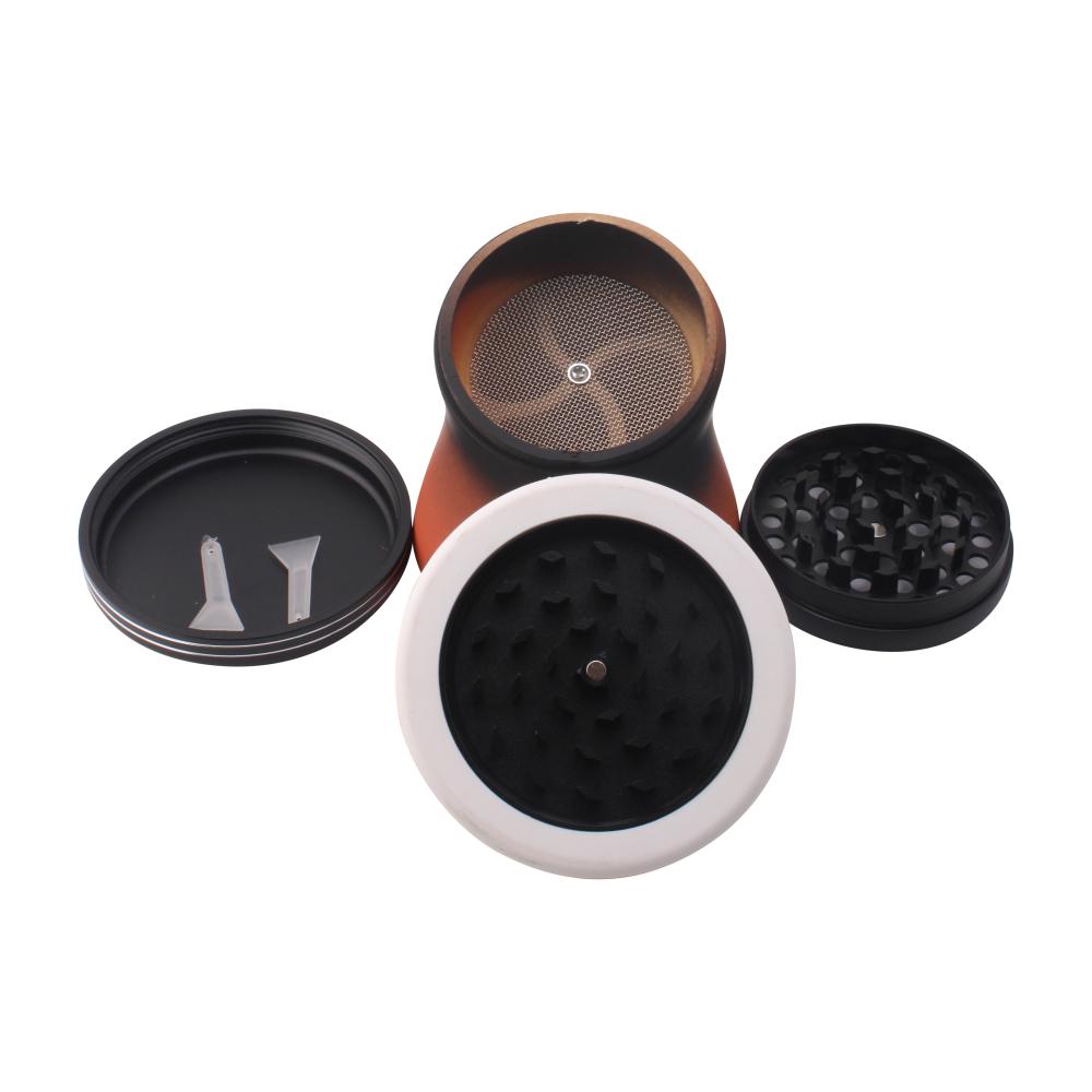 Mushroom Assorted Grinder-4 Piece-Black and Red