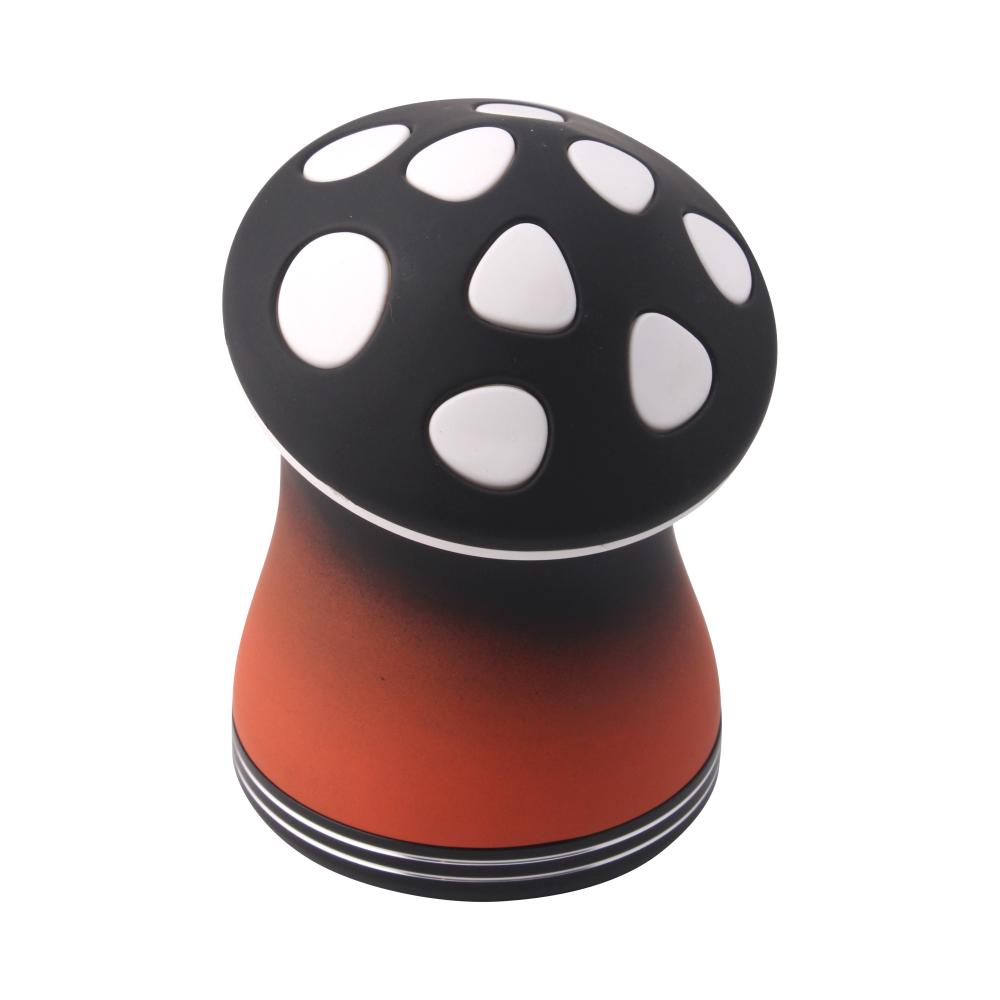 Mushroom Assorted Grinder-4 Piece-Black and Red