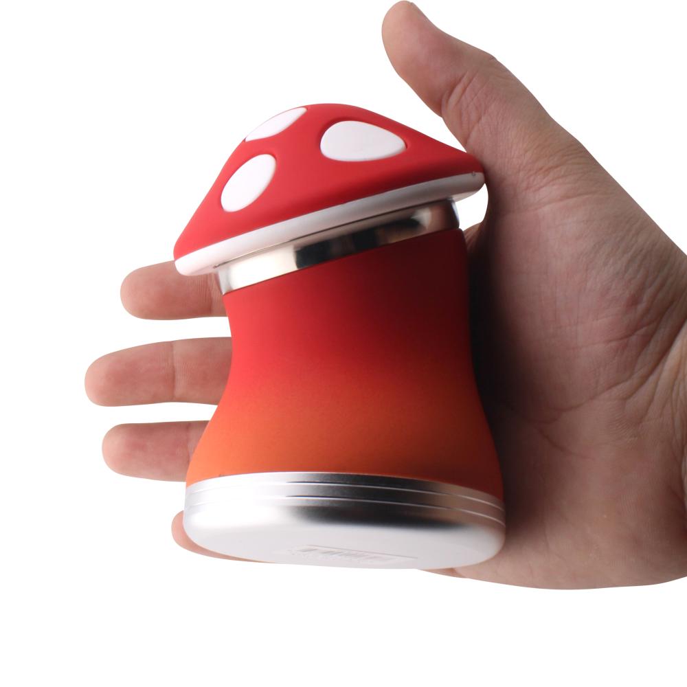 Mushroom Assorted Grinder-4 Piece-Red