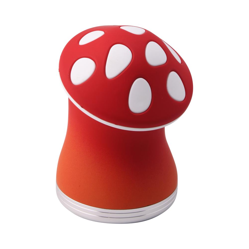 Mushroom Assorted Grinder-4 Piece-Red