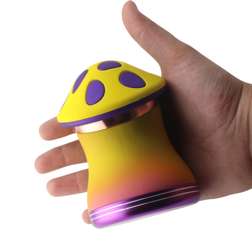 Mushroom Assorted Grinder-4 Piece-Yellow