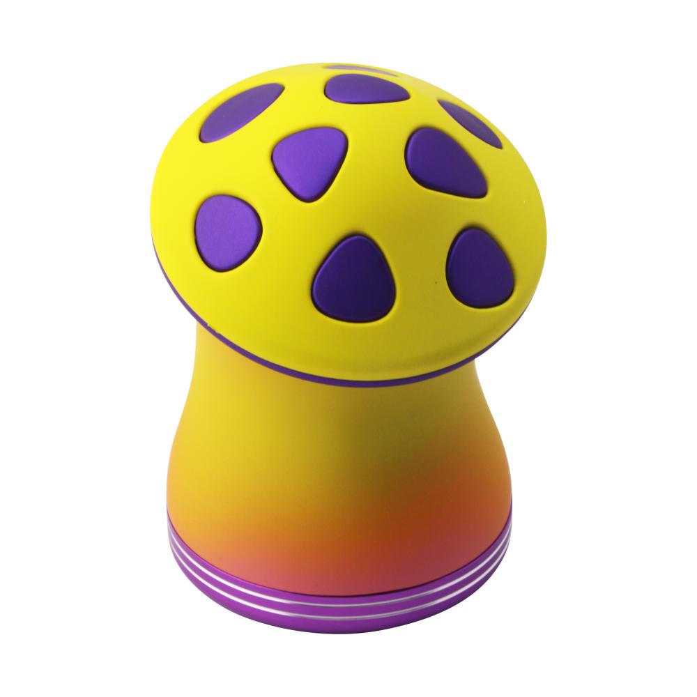 Mushroom Assorted Grinder-4 Piece-Yellow
