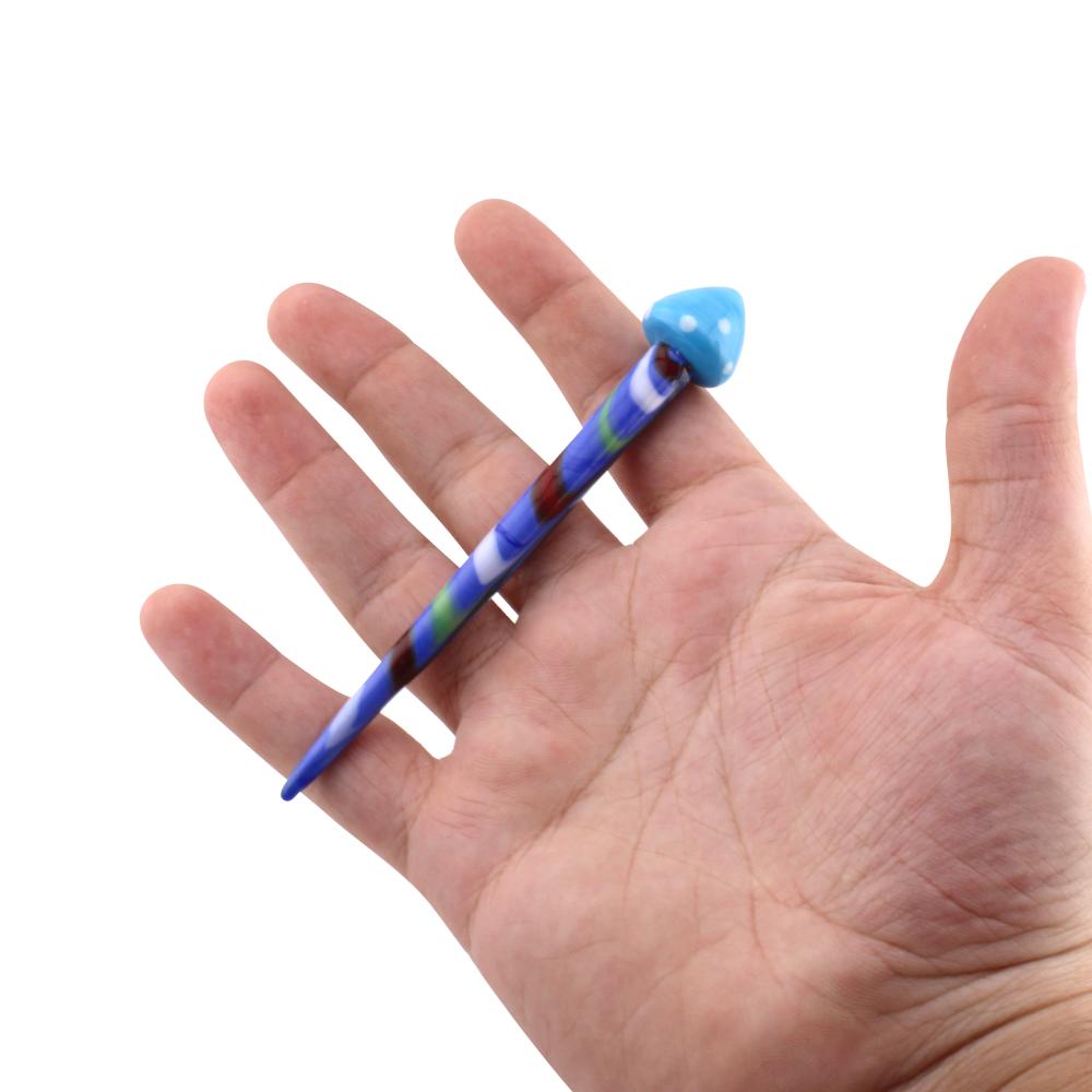 Mushroom Design Dabbing Tool-Blue