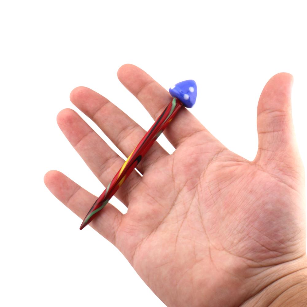 Mushroom Design Dabbing Tool-Red