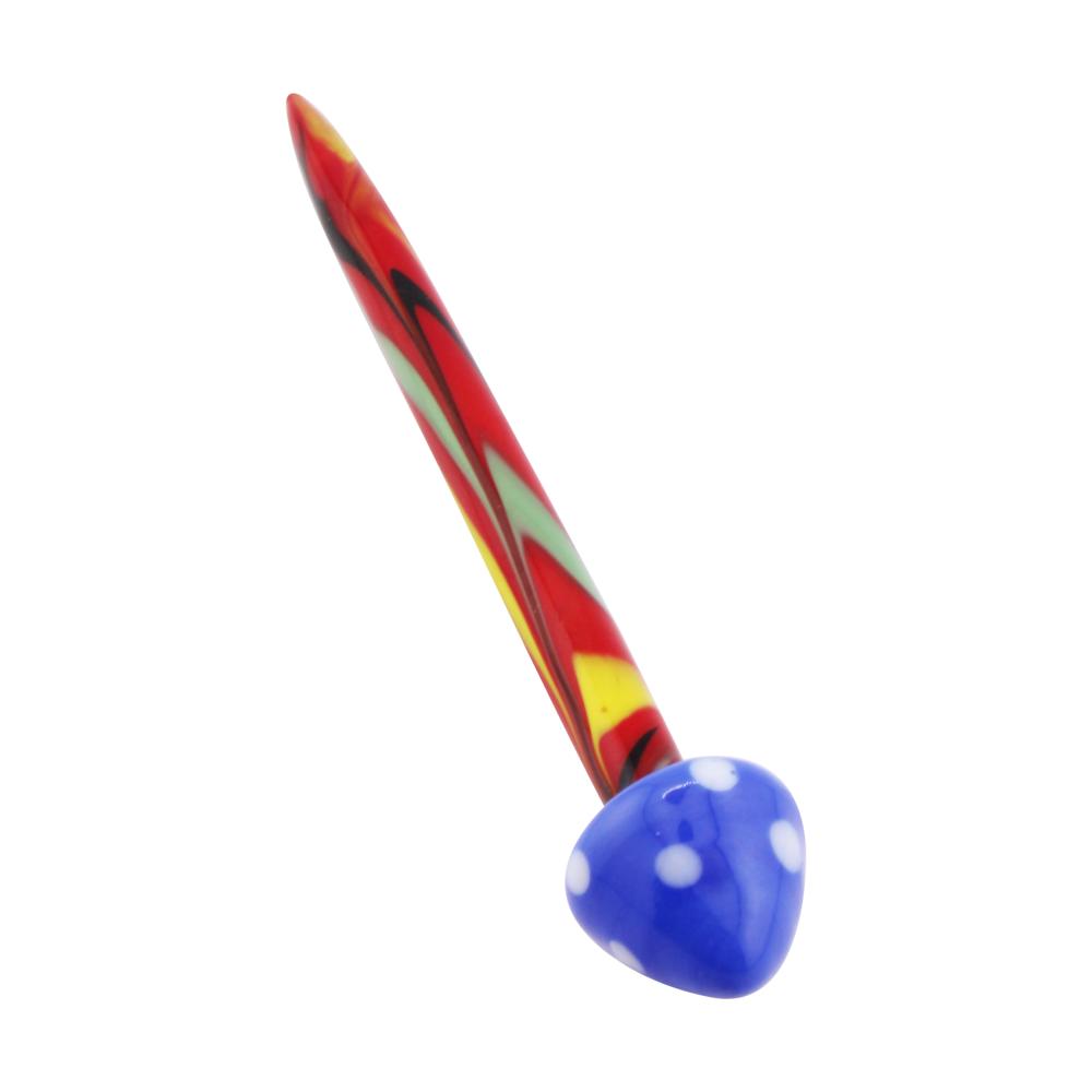 Mushroom Design Dabbing Tool-Red