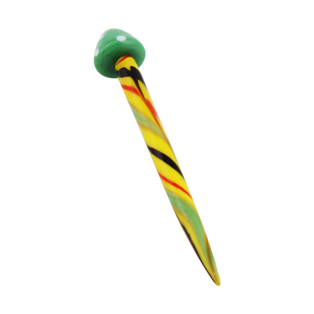 Mushroom Design Dabbing Tool-Yellow