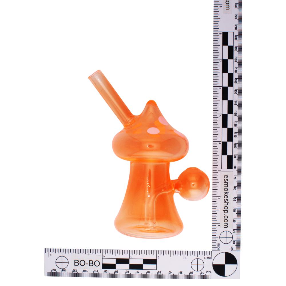 Mushroom Oil Burner Bubbler-Orange