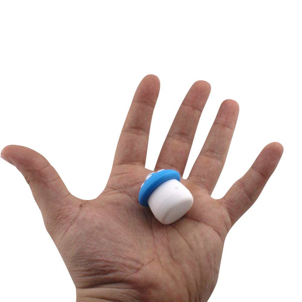 Mushroom Small Silicone Container-2 Piece-Blue