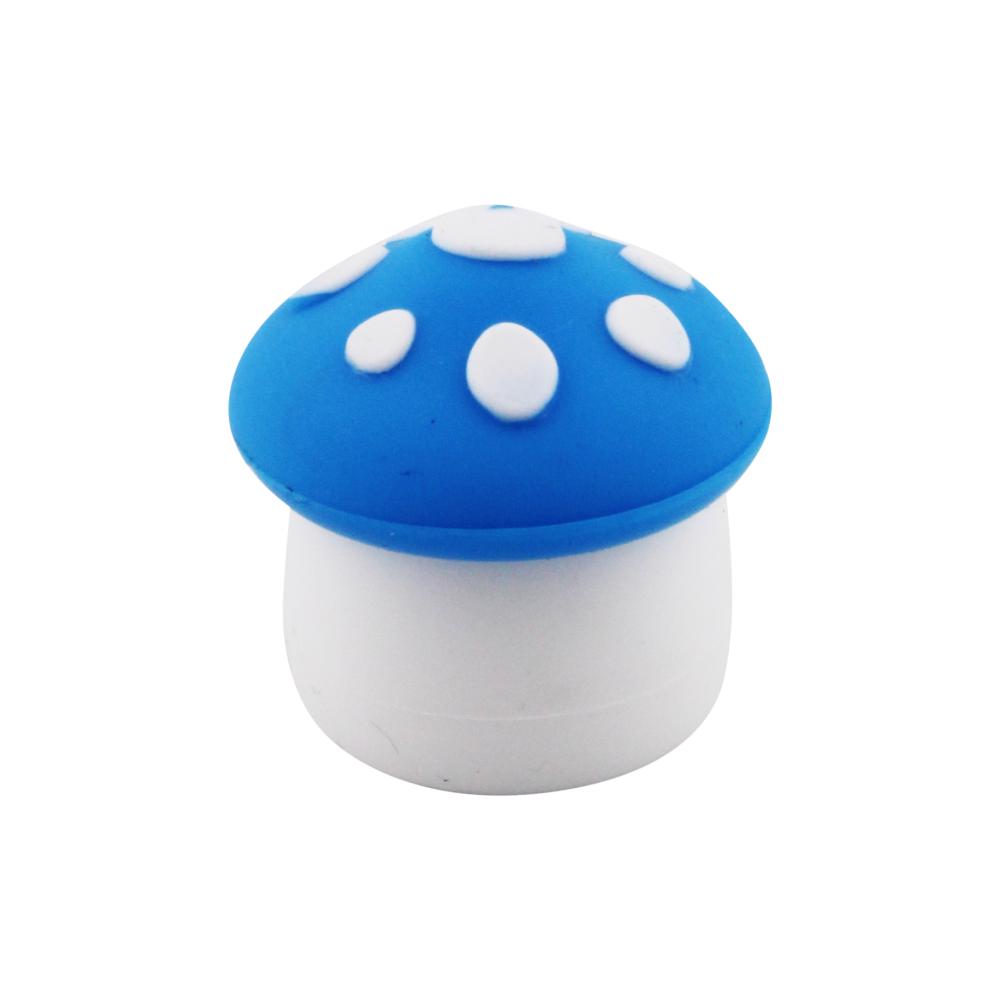 Mushroom Small Silicone Container-2 Piece-Blue
