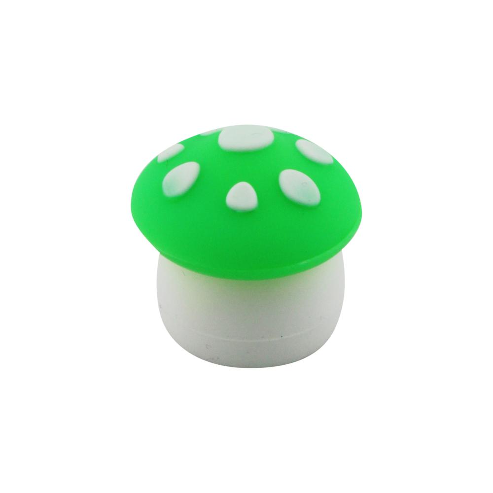 Mushroom Small Silicone Container-2 Piece-Green