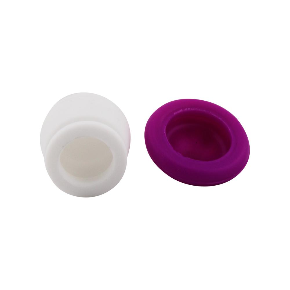 Mushroom Small Silicone Container-2 Piece-Purple