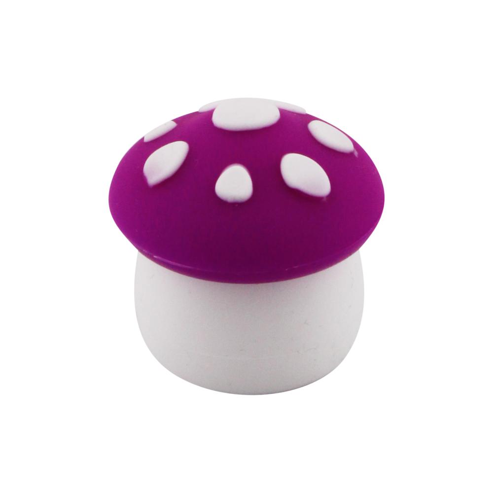 Mushroom Small Silicone Container-2 Piece-Purple