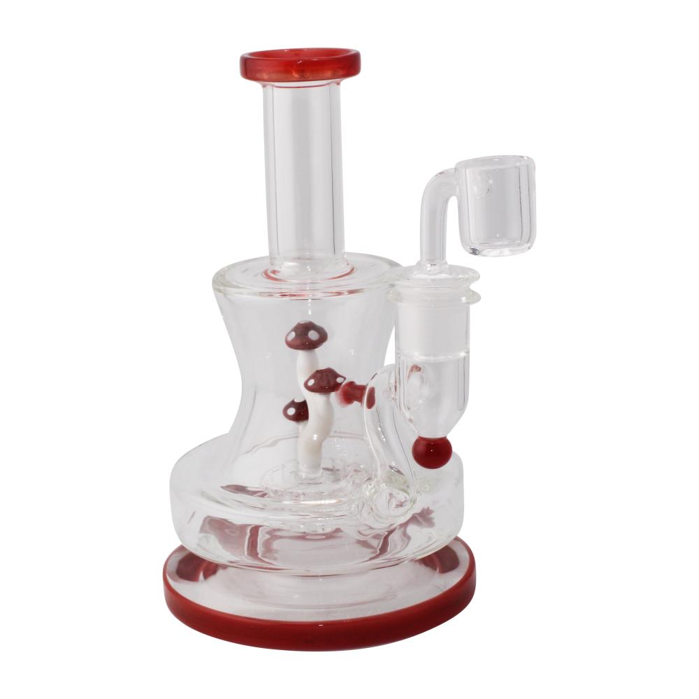 Mystic Mushroom Water Pipe-Red