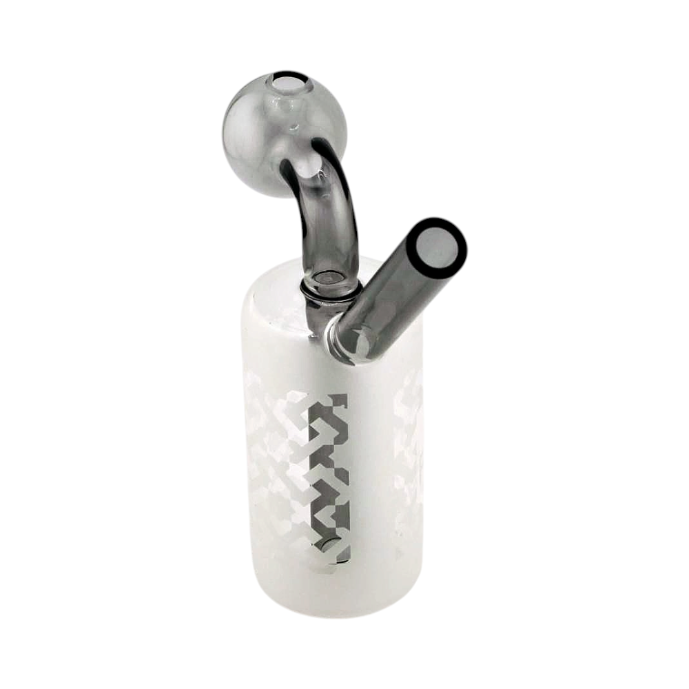 N29 Flam Thick Pyrex Glass Oil Burner Bubbler-Black