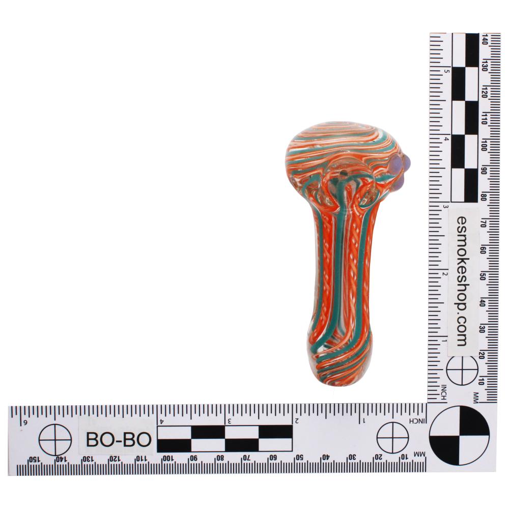 Nael Glass Hand Pipe-Orange