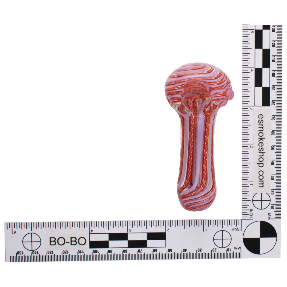 Nael Glass Hand Pipe-Pink