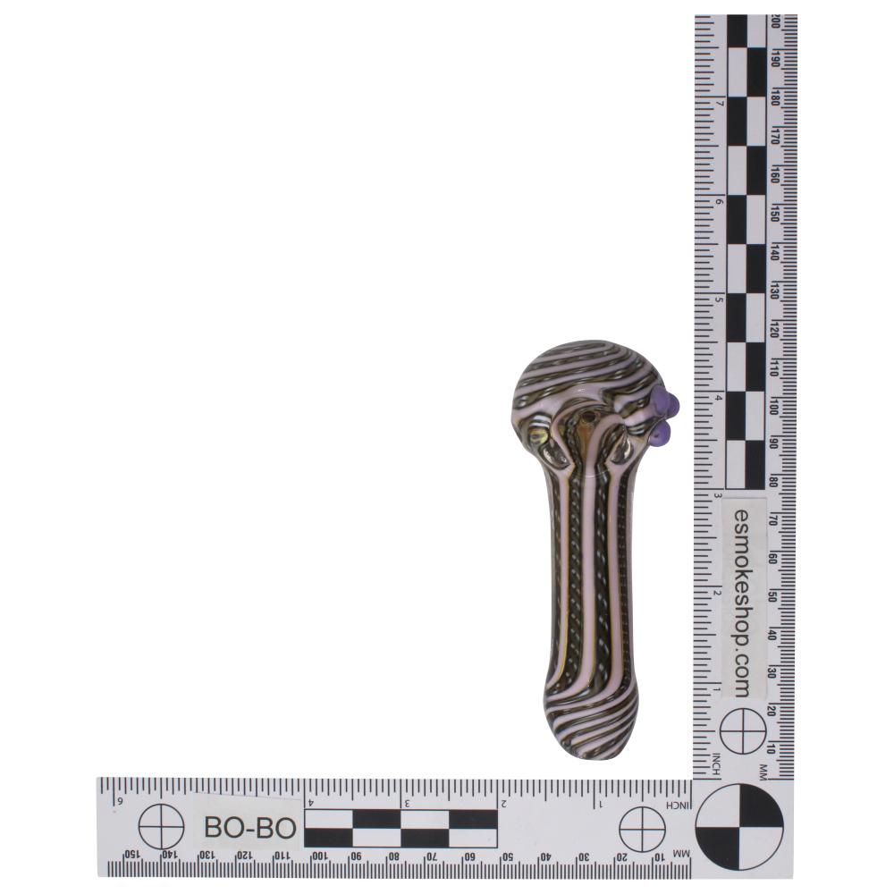 Nael Glass Hand Pipe-Purple