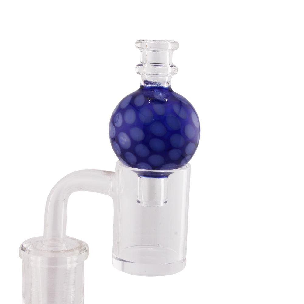Neptune Dot Glass Carb Cap-Blue