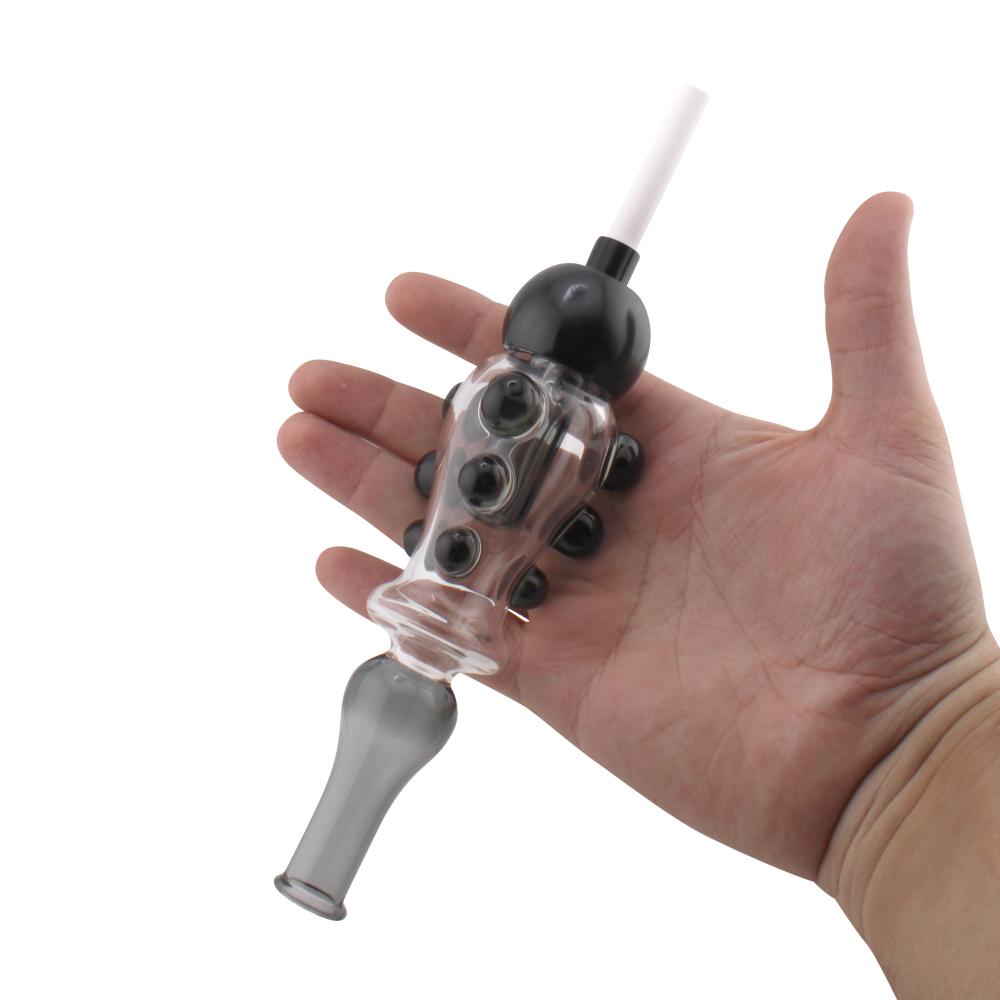 New Fire Medium Glass Nectar Collector Set-Black