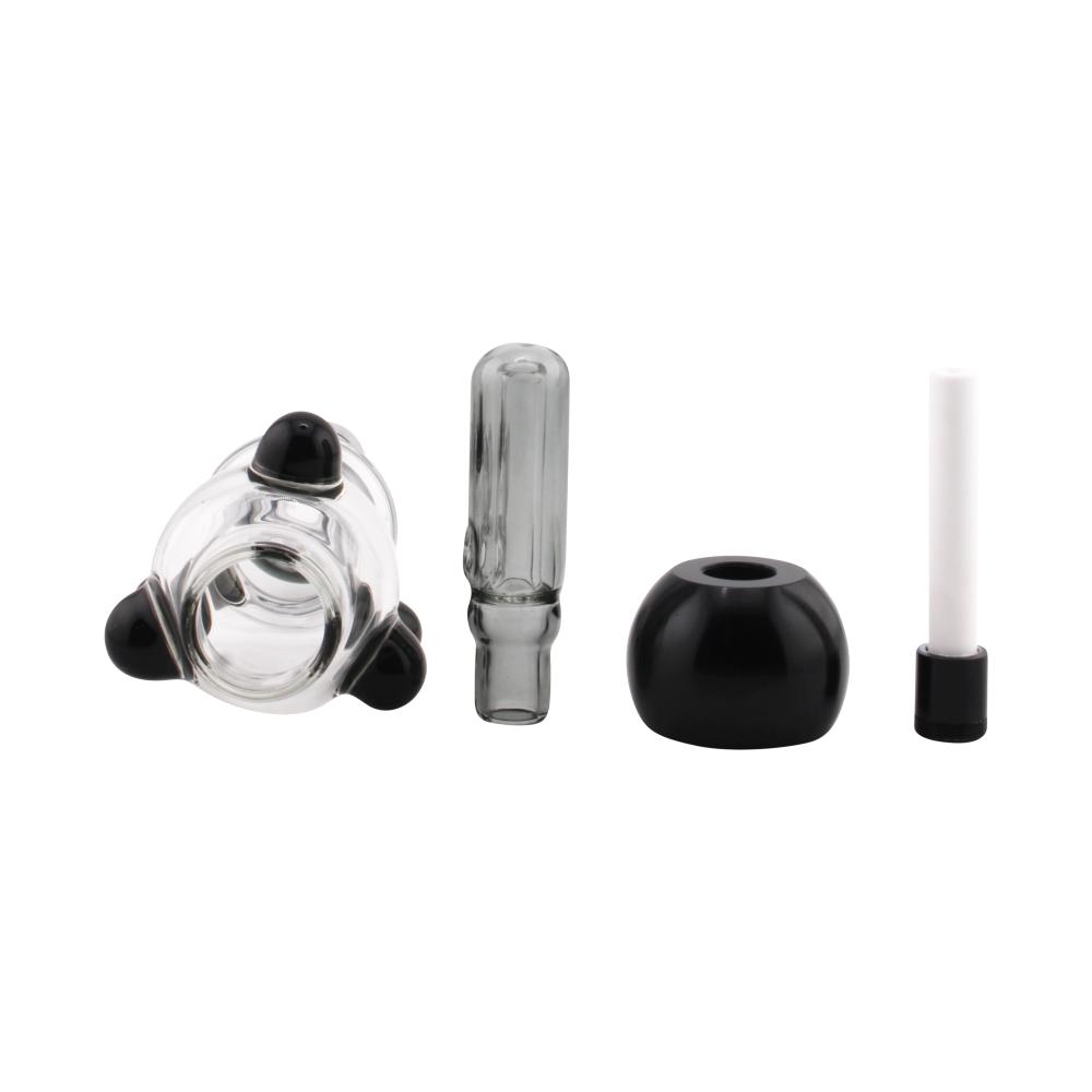 New Fire Medium Glass Nectar Collector Set-Black