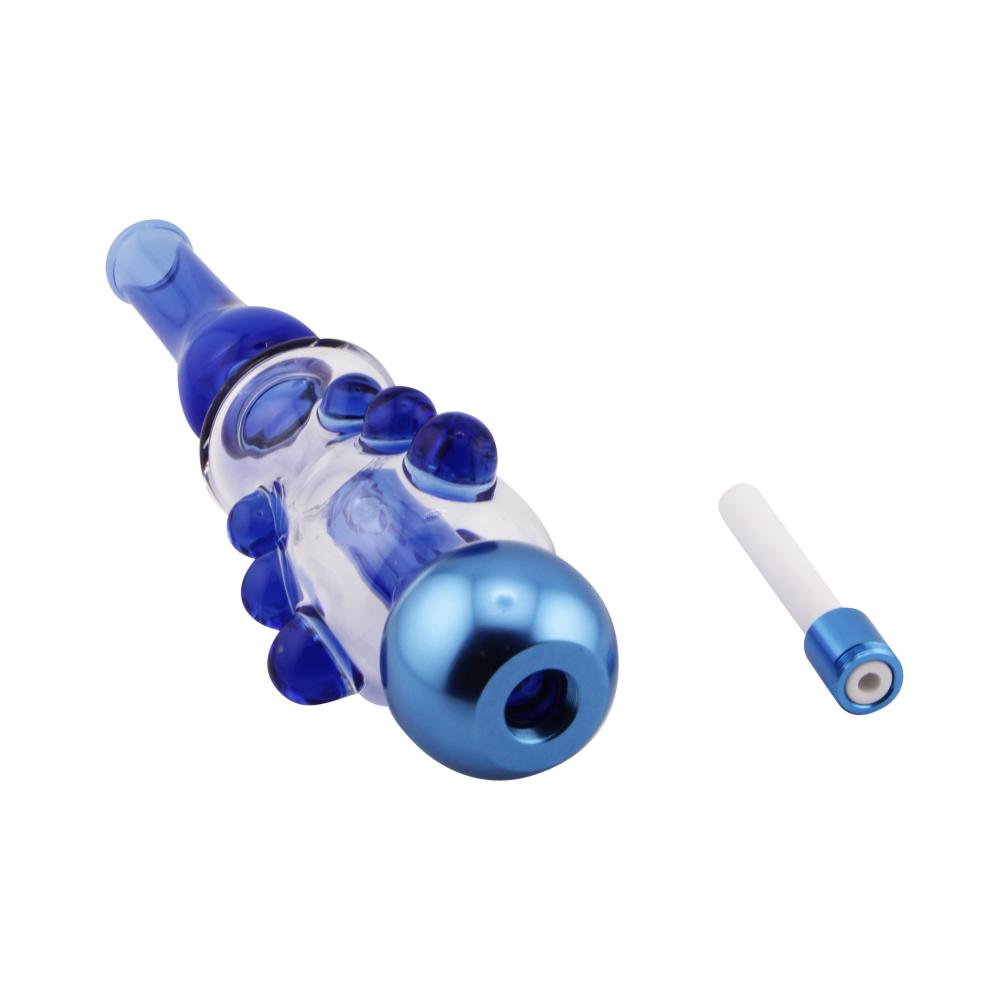 New Fire Medium Glass Nectar Collector Set-Dark Blue