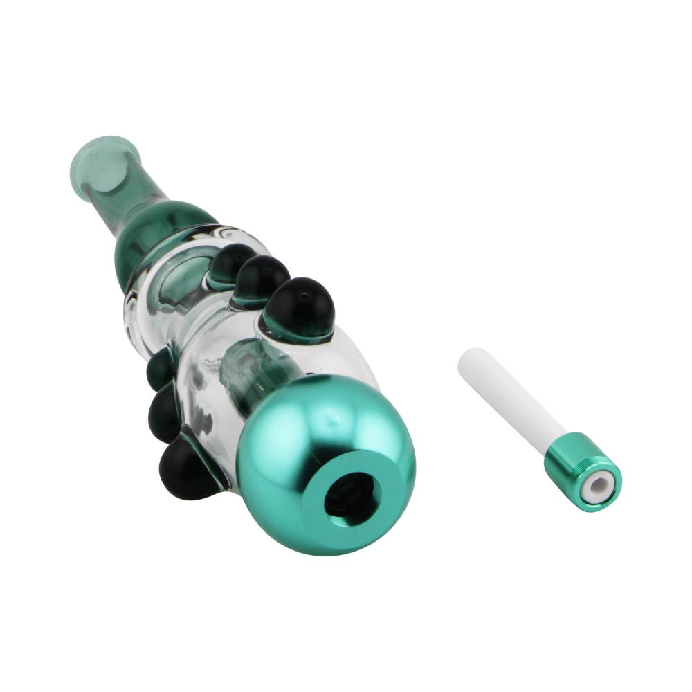 New Fire Medium Glass Nectar Collector Set-Dark Green