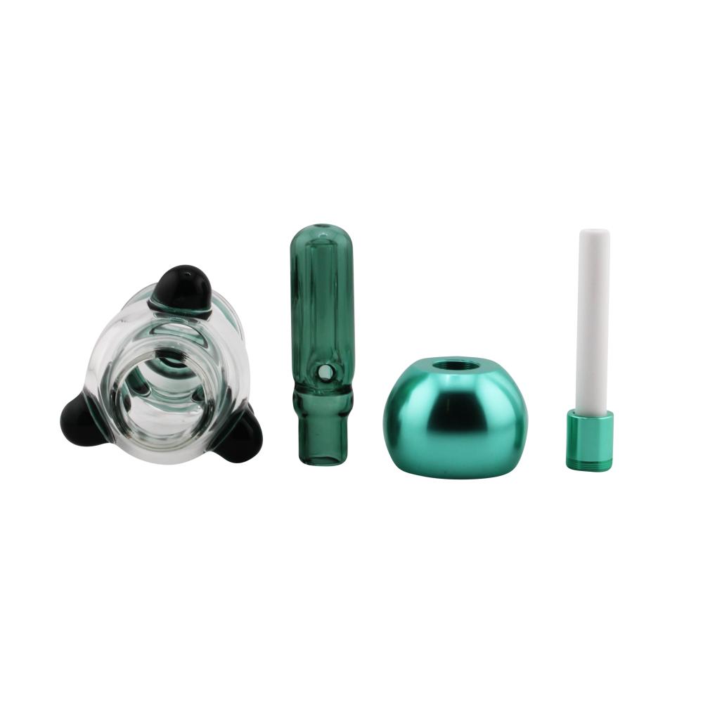 New Fire Medium Glass Nectar Collector Set-Dark Green