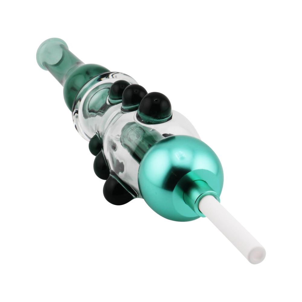 New Fire Medium Glass Nectar Collector Set-Dark Green