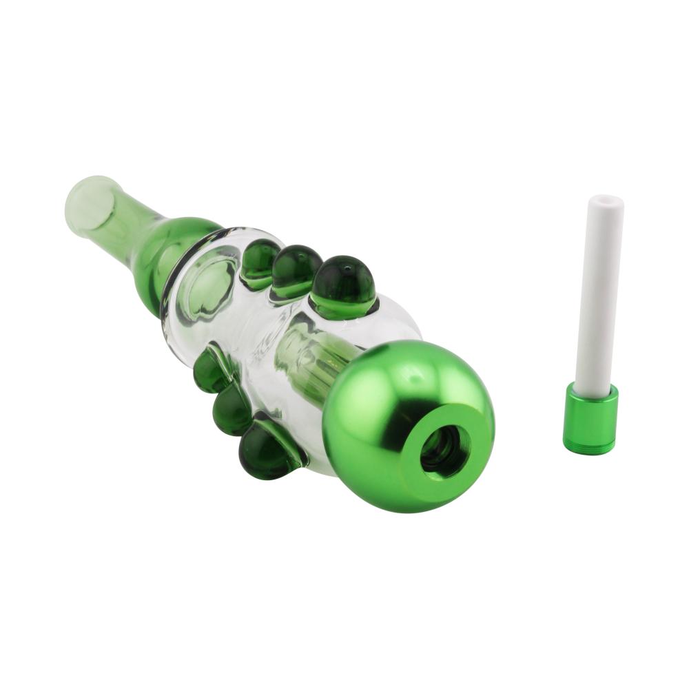 New Fire Medium Glass Nectar Collector Set-Green