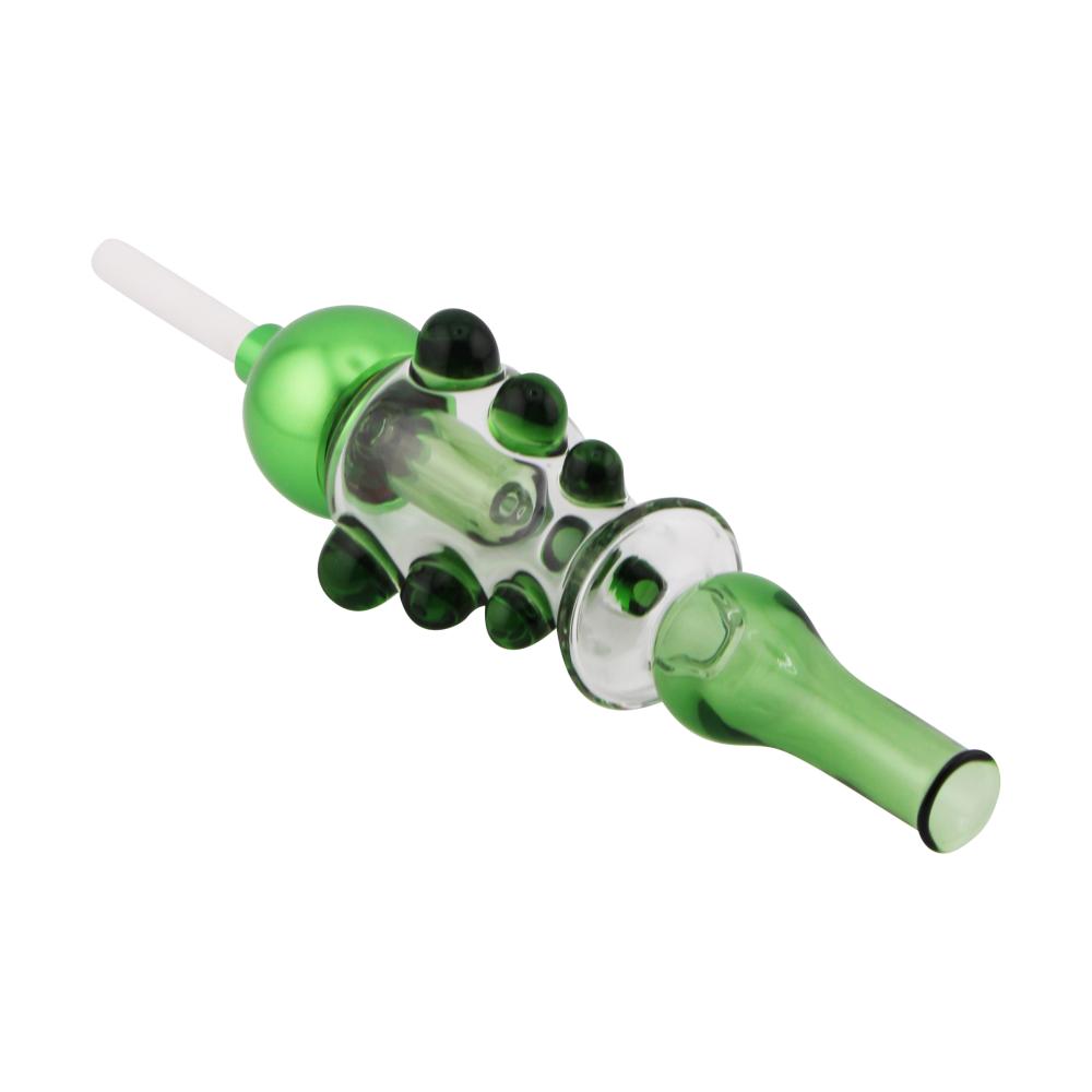 New Fire Medium Glass Nectar Collector Set-Green
